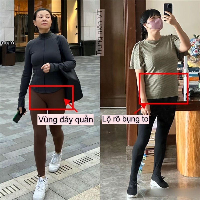 Phụ nữ tuổi 40+ có phần thân dưới đầy đặn nên tránh xa quần ống rộng và kiểu quần không đường may- Ảnh 7. Phụ nữ tuổi 40+ có phần thân dưới đầy đặn nên tránh xa quần ống rộng và kiểu quần không đường may- Ảnh 7.