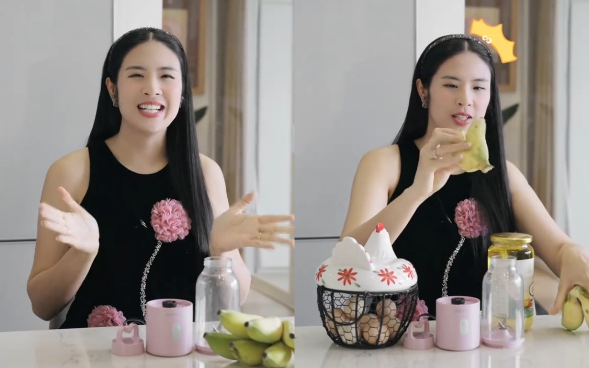 Hoa hậu Ngọc Hân lọ mọ vào bếp, dùng toàn đồ bình dân mà món nào cũng xinh- Ảnh 2. Hoa hậu Ngọc Hân lọ mọ vào bếp, dùng toàn đồ bình dân mà món nào cũng link bong da truc tiep- Ảnh 2.