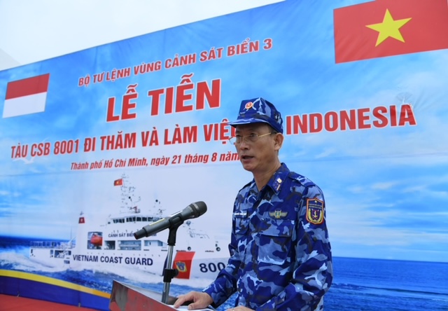 Đoàn công tác Cảnh sát biển Việt Nam bắt đầu hải trình đến Indonesia- Ảnh 3. Đoàn công tác Cảnh sát biển Việt Nam bắt đầu hải trình đến Indonesia- Ảnh 3.