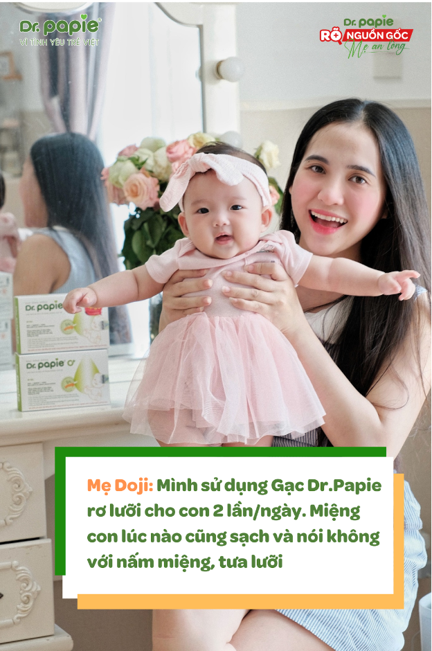 95% mẹ xác nhận Gạc Dr.Papie ngăn ngừa tưa miệng hiệu quả- Ảnh 2. 95% mẹ xác nhận Gạc Dr.Papie ngăn ngừa tưa miệng hiệu quả- Ảnh 2.