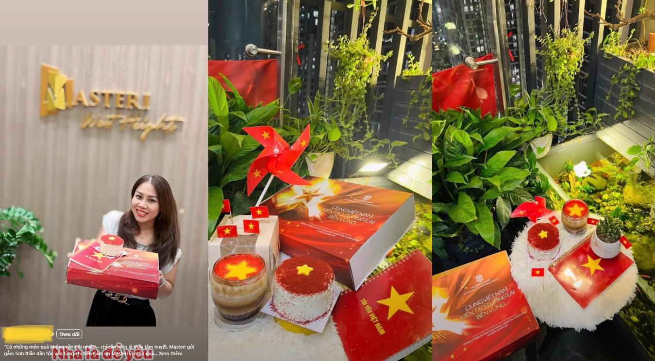 Cư dân truc tiep bong da c1 nhận quà "Yêu nước", tự hào chung tay "phủ đỏ" Việt Nam- Ảnh 3.