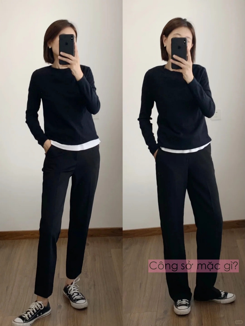 Phụ nữ trưởng thành muốn khí chất nhân đôi, nhất định phải có một chiếc quần côn- Ảnh 8. Phụ nữ trưởng thành muốn khí chất nhân đôi, nhất định phải có một chiếc quần côn- Ảnh 8.