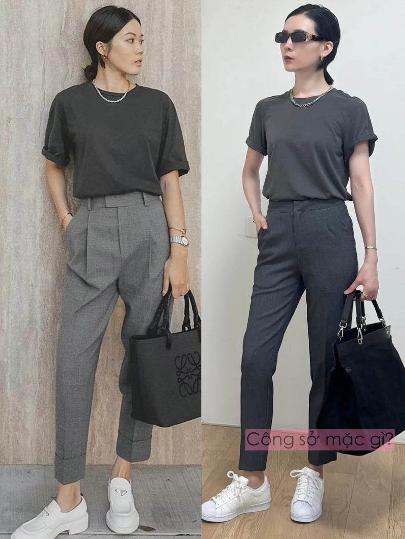 Phụ nữ trưởng thành muốn khí chất nhân đôi, nhất định phải có một chiếc quần côn- Ảnh 2. Phụ nữ trưởng thành muốn khí chất nhân đôi, nhất định phải có một chiếc quần côn- Ảnh 2.