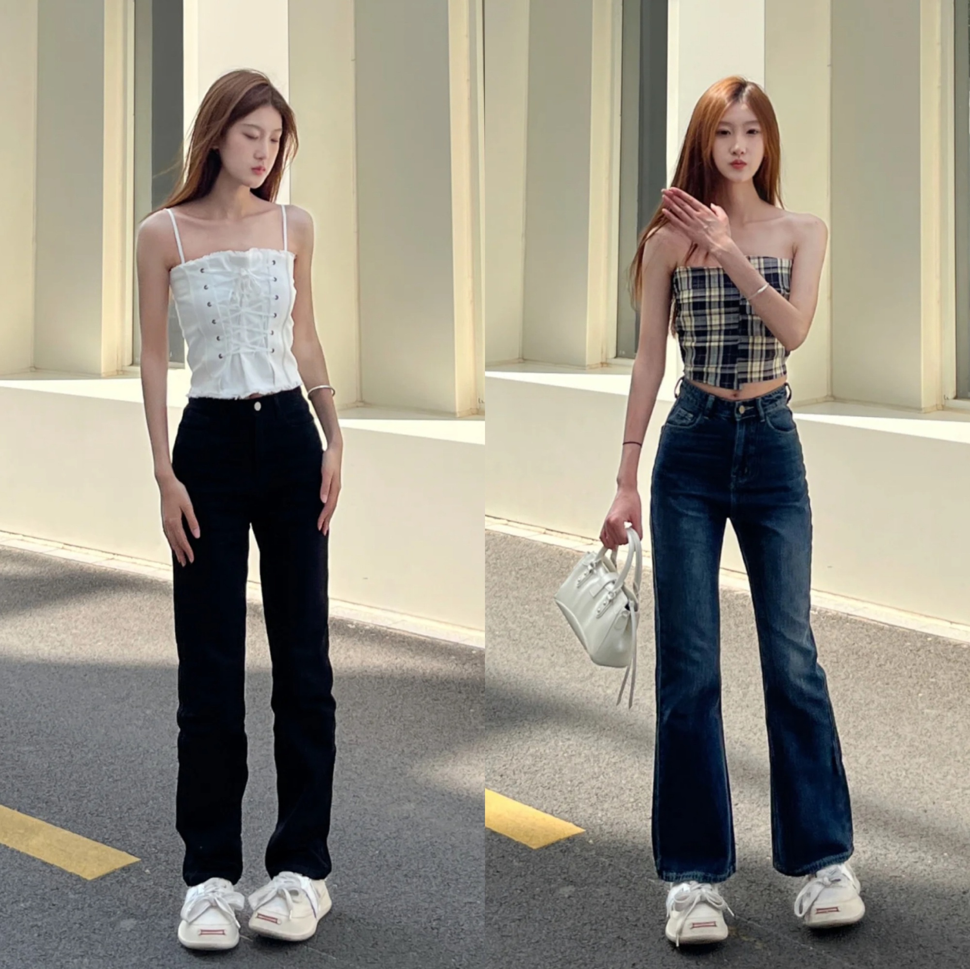 Công thức phối đồ "ngắn + dài" gây sốt, vừa tôn dáng cao vừa gọn người, cứ thế áp dụng thôi!- Ảnh 5. Công thức phối đồ "ngắn + dài" gây sốt, vừa tôn dáng cao vừa gọn người, cứ thế áp dụng thôi!- Ảnh 5.