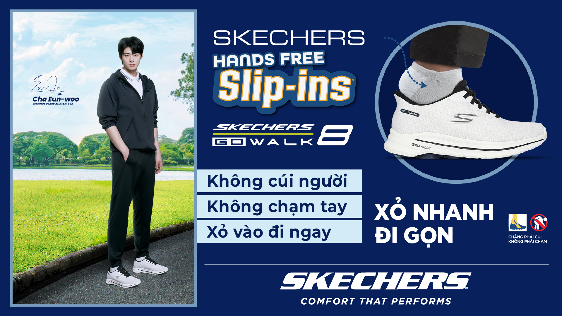Skechers GOWalk 8 – Đồng hành mọi hành trình, êm ái từng bước chân- Ảnh 1. Skechers GOWalk 8 – Đồng hành mọi hành trình, êm ái từng bước chân- Ảnh 1.