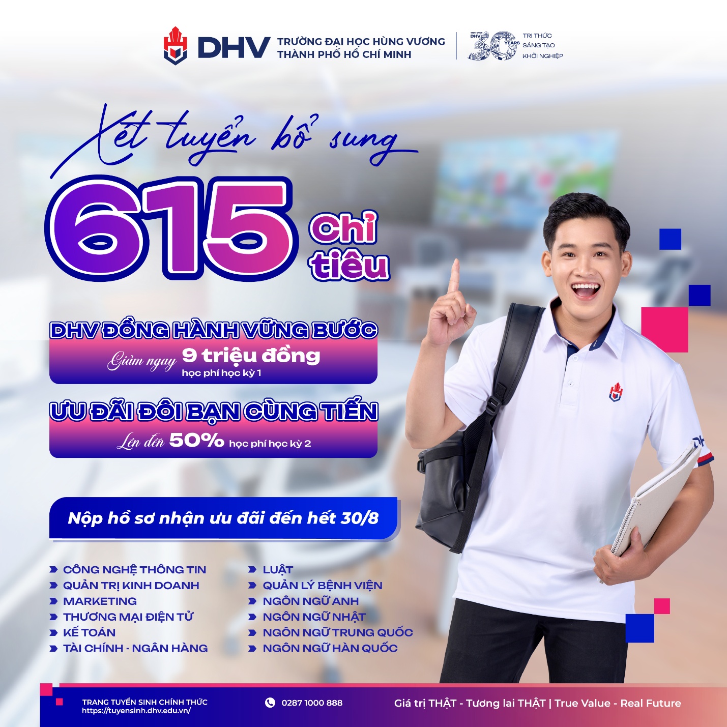 Trường Đại học Hùng Vương TP.HCM mở xét tuyển bổ sung: Cơ hội cuối cho 2K7 chạm tới giảng đường mơ ước- Ảnh 2. Trường Đại học Hùng Vương TP.HCM mở xét tuyển bổ sung: Cơ hội cuối cho 2K7 chạm tới giảng đường mơ ước- Ảnh 2.
