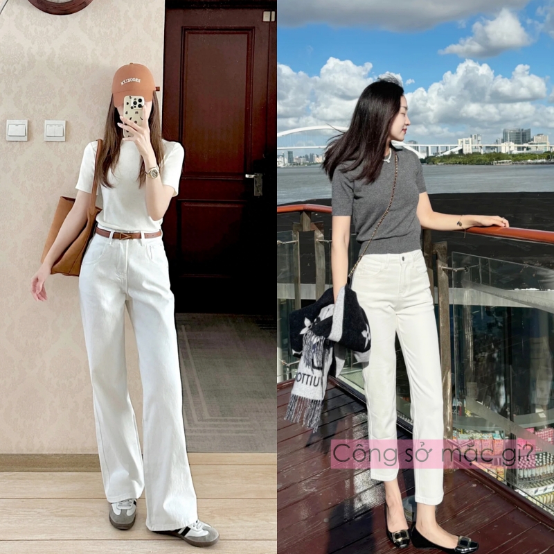 Phụ nữ 40+ nên có ít nhất một chiếc quần trắng: Bí quyết mặc đẹp, xem bong da truc tiep nhanh nhat lịch mà không gò bó- Ảnh 1.