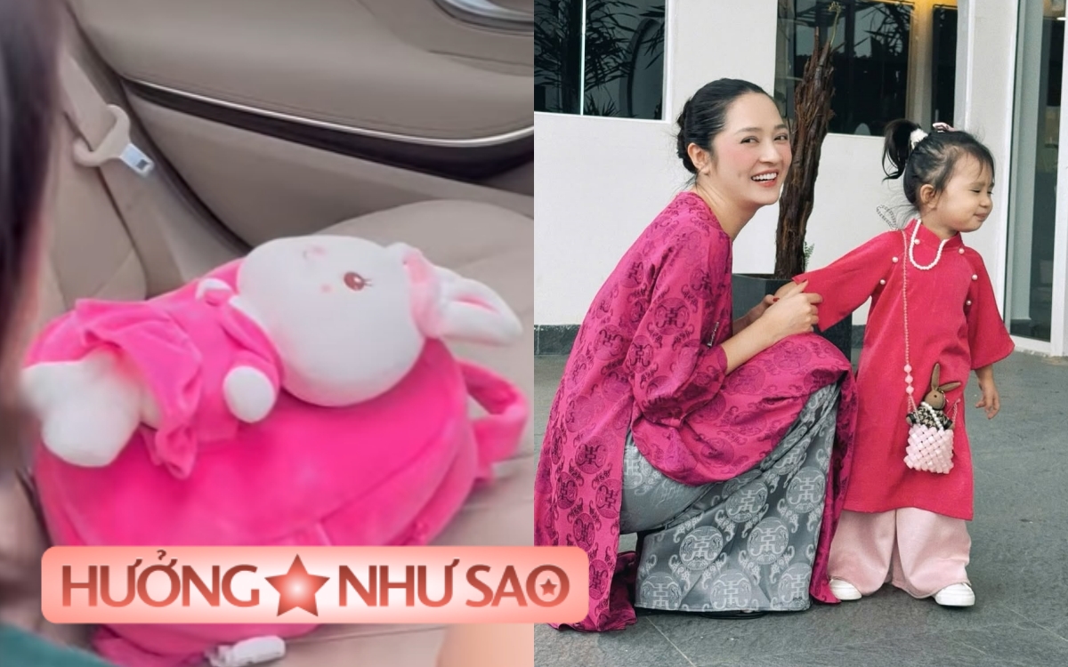 Con gái 2 tuổi được Bảo Anh "cưng như trứng", tới balo cũng xinh yêu vô cùng- Ảnh 1.