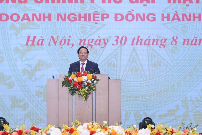 TỔNG THUẬT: Thủ tướng Chính phủ gặp mặt doanh nghiệp- Ảnh 9. TỔNG THUẬT: Thủ tướng Chính phủ gặp mặt doanh nghiệp- Ảnh 9.