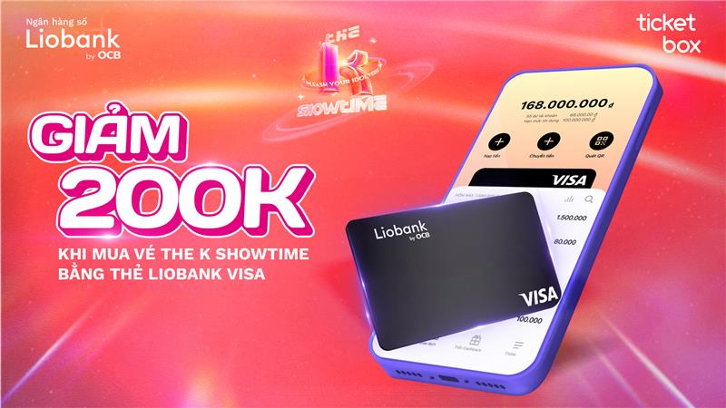 Đừng bỏ quên ưu đãi từ LioBank khi săn vé The K-showtime- Ảnh 1. Đừng bỏ quên ưu đãi từ LioBank khi săn vé The K-showtime- Ảnh 1.