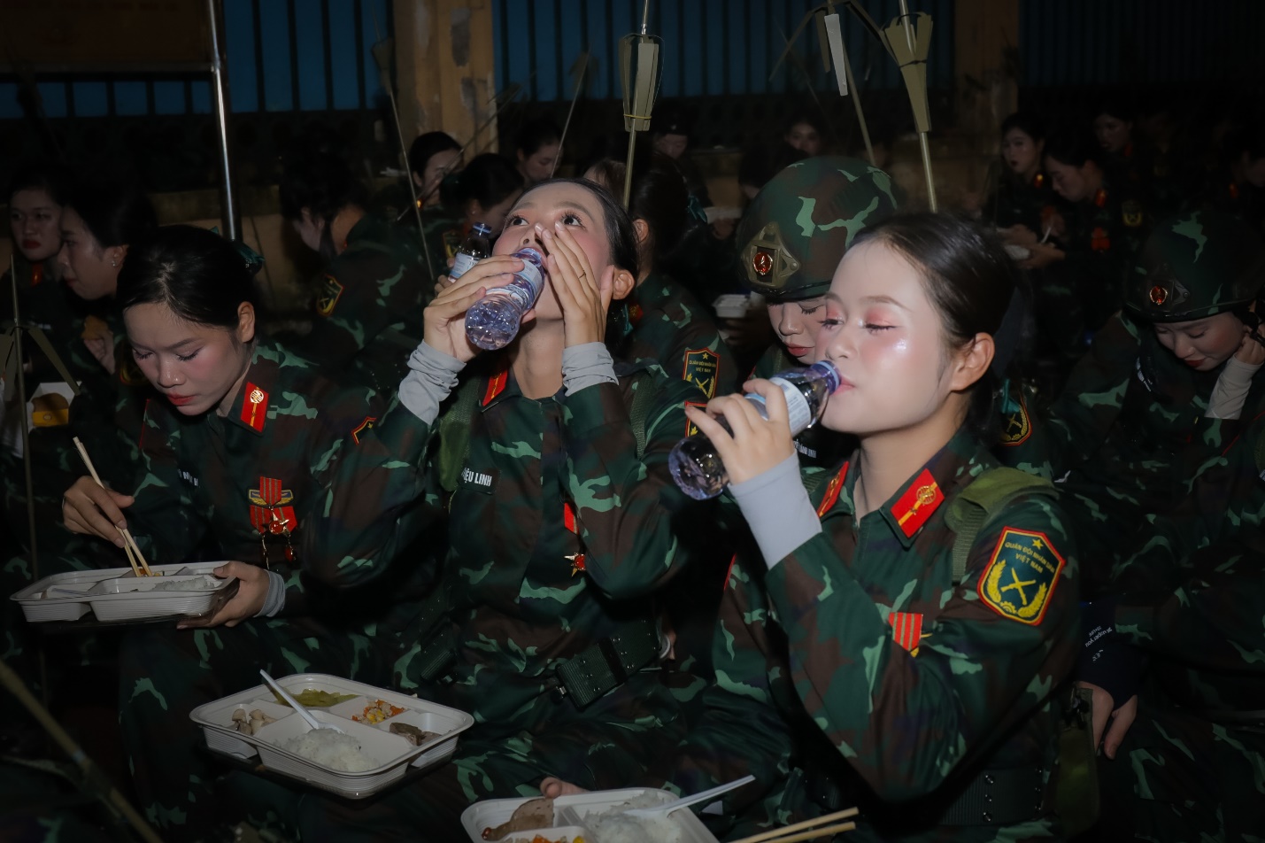 Một đêm không ngủ của lực lượng diễu truc tiep bong da vtv6, diễu hành- Ảnh 2.