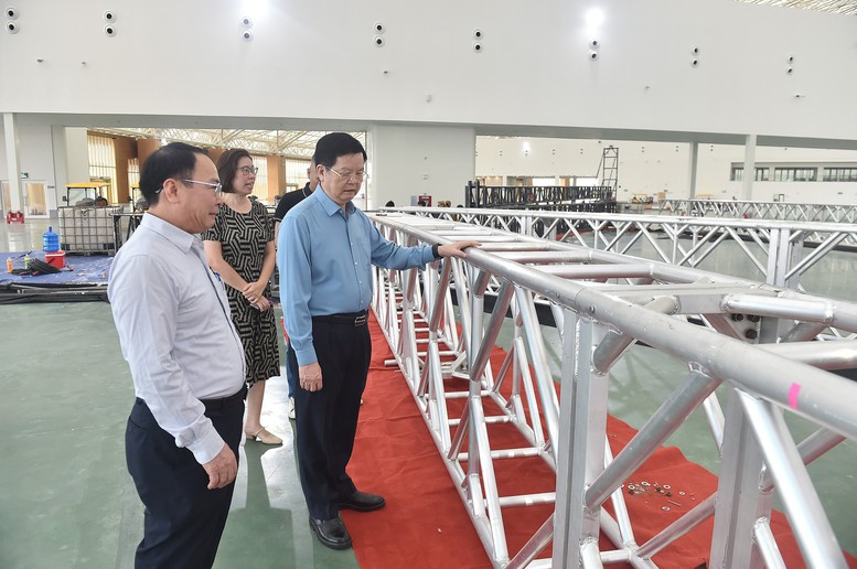 Đẩy nhanh tiến độ triển khai Triển lãm kỷ niệm 80 năm Ngày Quốc khánh- Ảnh 1. Đẩy nhanh tiến độ triển khai Triển lãm kỷ niệm 80 năm Ngày Quốc khánh- Ảnh 1.