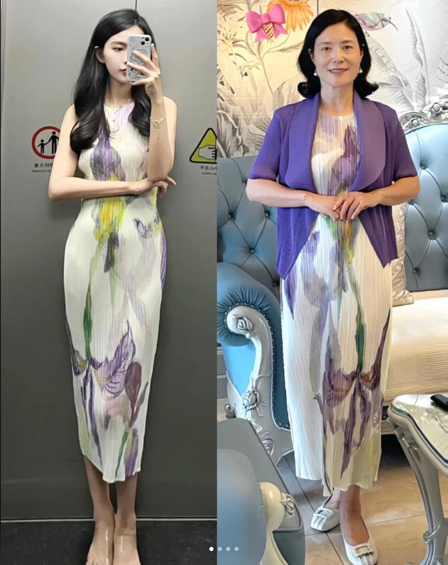 Khi phụ nữ 40+ diện váy hoa, thời gian bỗng trở thành điểm cộng quyến rũ- Ảnh 5.