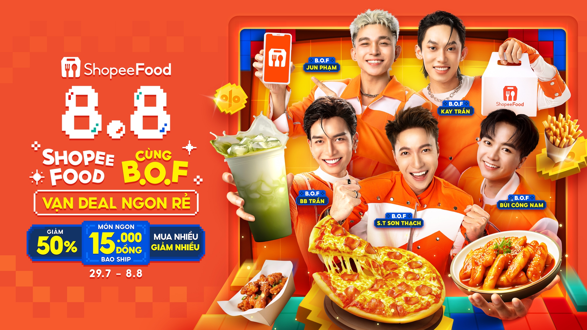 Bung xõa cuối hè với ngàn ưu đãi “liên hoàn” tại ShopeeFood 8.8 Vạn Deal Ngon Rẻ- Ảnh 1.