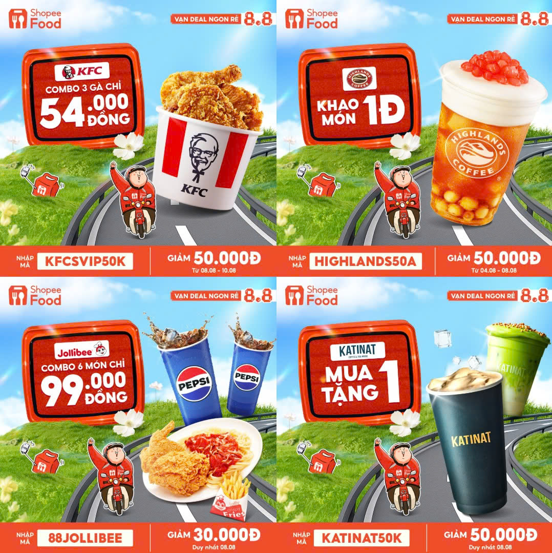 Bung xõa cuối hè với ngàn ưu đãi “liên hoàn” tại ShopeeFood 8.8 Vạn Deal Ngon Rẻ- Ảnh 4.