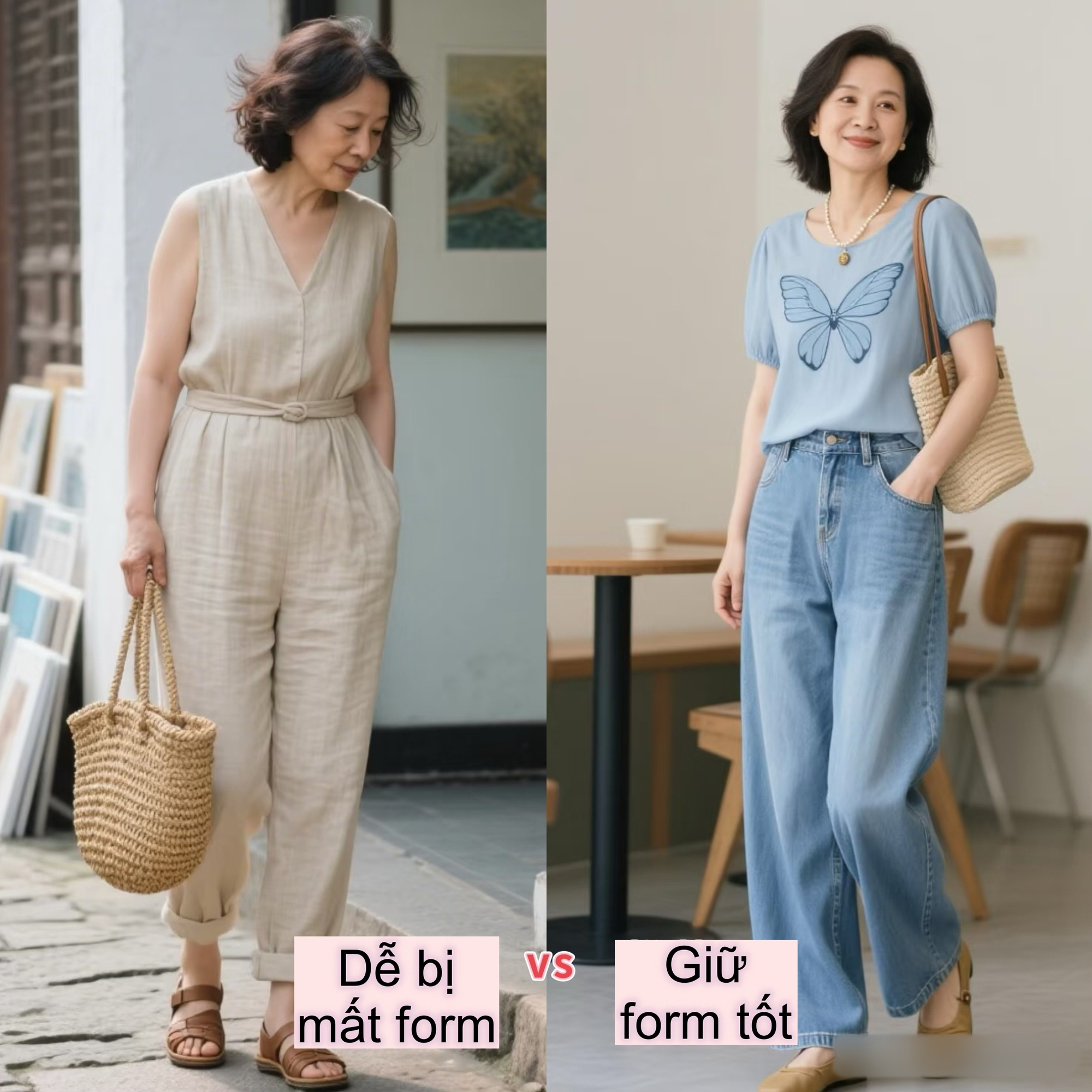 Phụ nữ trung niên nên tránh mặc quần không đường may ra đường, vì sao?- Ảnh 8.