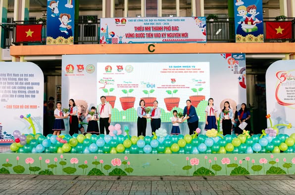 Hội đồng Đội TP.HCM tổ chức lễ phát động chủ đề công tác Đội và phong trào thiếu nhi năm học 2025-2026 Thiếu nhi thành phố Bác vững bước tiến vào kỷ nguyên mới.