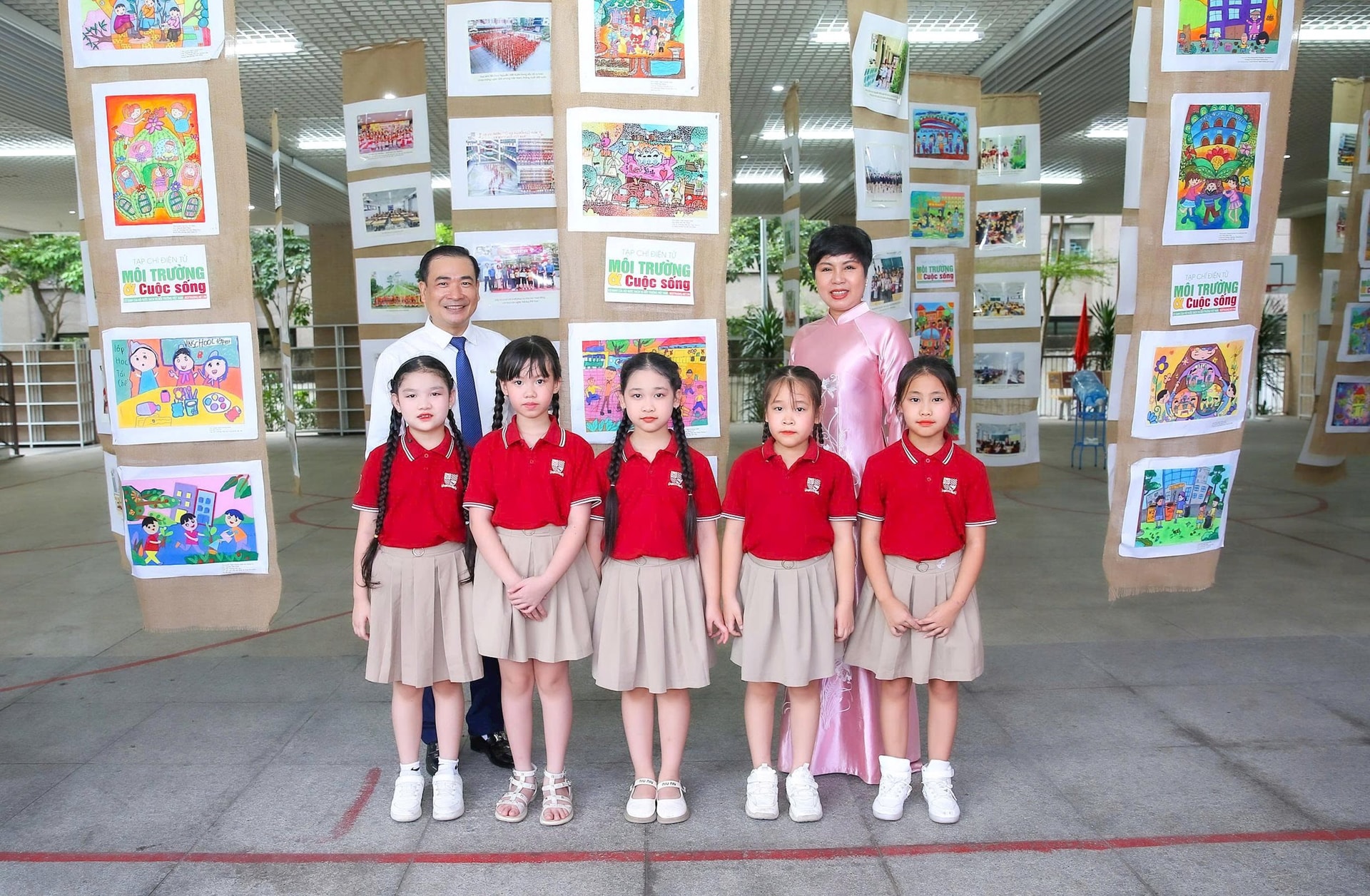 Phát động Cuộc thi vẽ tranh Bảo vệ môi trường trong học đường lần thứ hai, chủ đề “Sân trường mơ ước của em"- Ảnh 17.