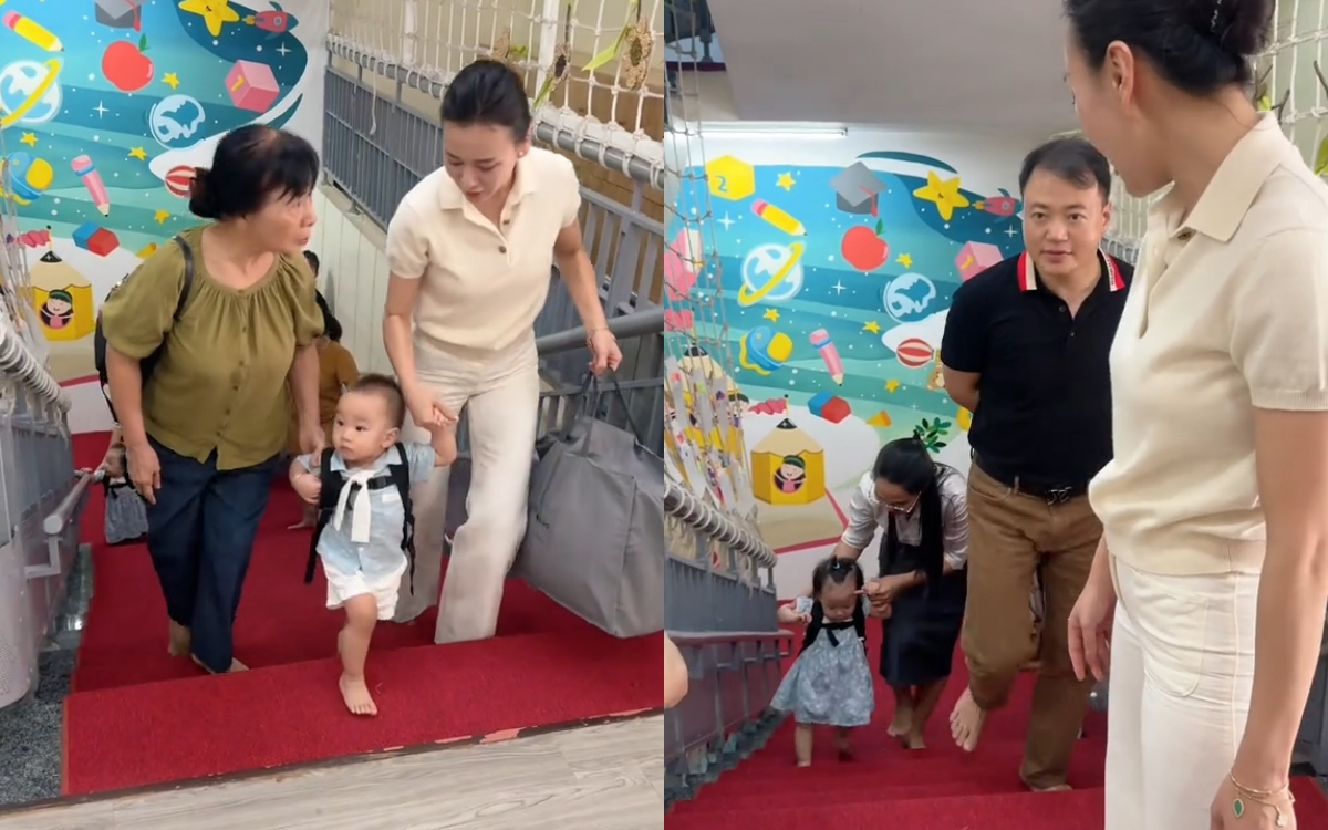 Cho con đi học, Phương Oanh chọn balo nhìn thôi cũng thấy sang - xịn - mịn- Ảnh 4.