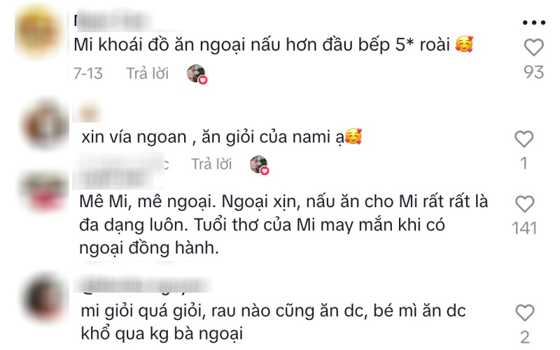 Bé Nami nhà Tuấn Dương - Lucie Nguyễn: Alpha kid với những màn mukbang triệu view, được bà ngoại chăm chút từng bữa, thực đơn thay đổi mỗi ngày- Ảnh 13. Bé Nami nhà Tuấn Dương - Lucie Nguyễn: Alpha kid với những màn mukbang triệu view, được bà ngoại chăm chút từng bữa, thực đơn thay đổi mỗi ngày- Ảnh 13.