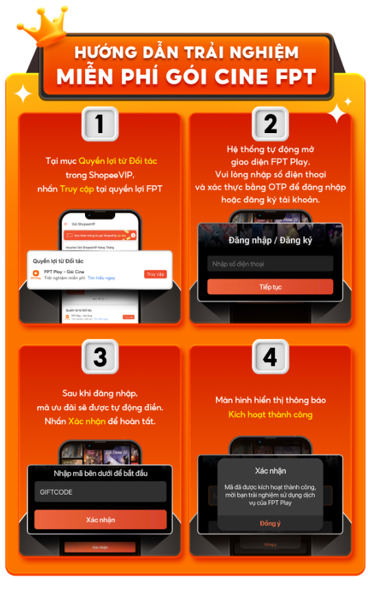 Tin vui cho hội mê phim, ShopeeVIP miễn phí một tháng xem phim trên FPT Play Cine- Ảnh 2. Tin vui cho hội mê phim, ShopeeVIP miễn phí một tháng xem phim trên FPT Play Cine- Ảnh 2.