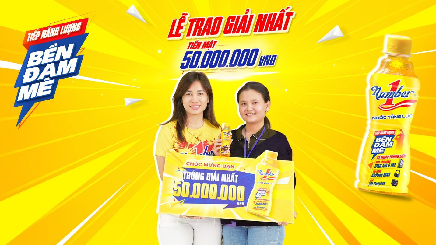 Cả nhà cùng đi hơn 300km để tận tay nhận giải thưởng 50 triệu đồng từ Number 1- Ảnh 1. Cả nhà cùng đi hơn 300km để tận tay nhận giải thưởng 50 triệu đồng từ Number 1- Ảnh 1.