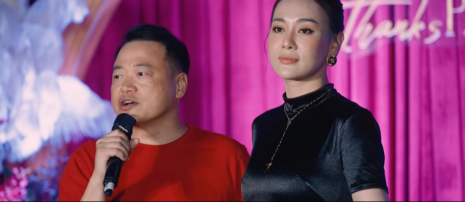 Phương Oanh tổ chức sinh nhật ấm áp tình thân cho Shark Bình, thái độ của 2 con riêng nói lên tất cả- Ảnh 1.