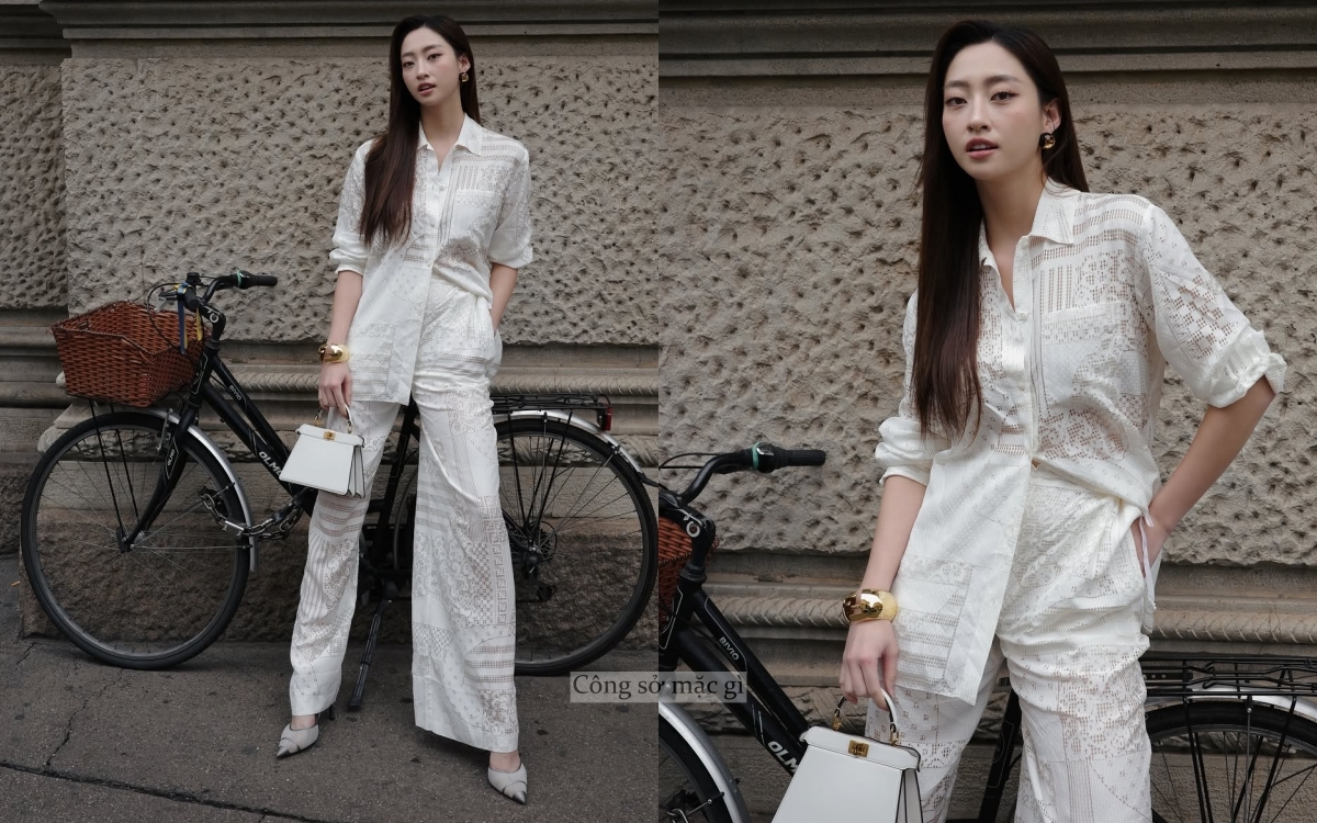 Lương Thùy Linh - Song Hye Kyo đọ độ sang chảnh khi đụng 1 set đồ- Ảnh 3. Lương Thùy Linh - Song Hye Kyo đọ độ sang chảnh khi đụng 1 set đồ- Ảnh 3.