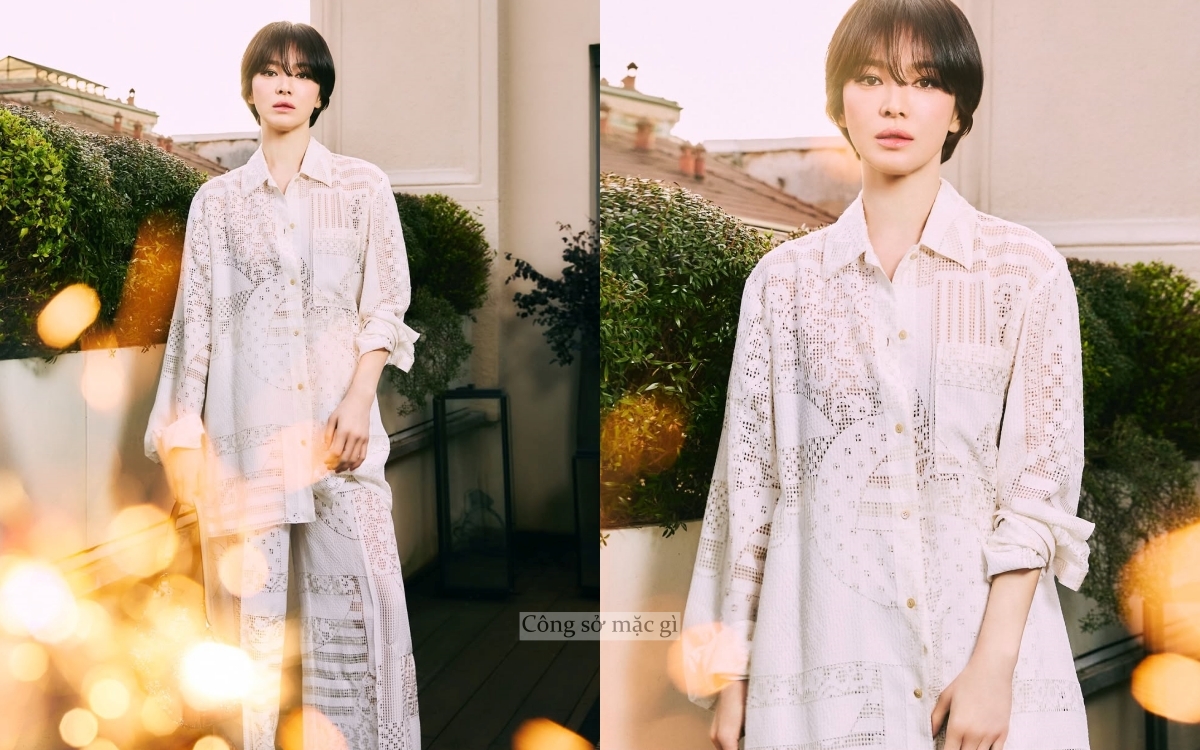 Lương Thùy Linh - Song Hye Kyo đọ độ sang chảnh khi đụng 1 set đồ- Ảnh 4. Lương Thùy Linh - Song Hye Kyo đọ độ sang chảnh khi đụng 1 set đồ- Ảnh 4.