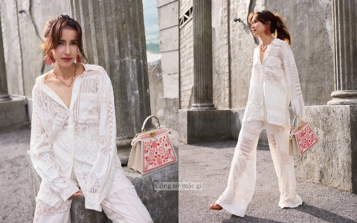 Lương Thùy Linh - Song Hye Kyo đọ độ sang chảnh khi đụng 1 set đồ- Ảnh 8. Lương Thùy Linh - Song Hye Kyo đọ độ sang chảnh khi đụng 1 set đồ- Ảnh 8.