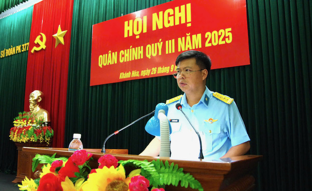 Sư đoàn 377 tổ chức Hội nghị quân chính Quý III năm 2025- Ảnh 1.
