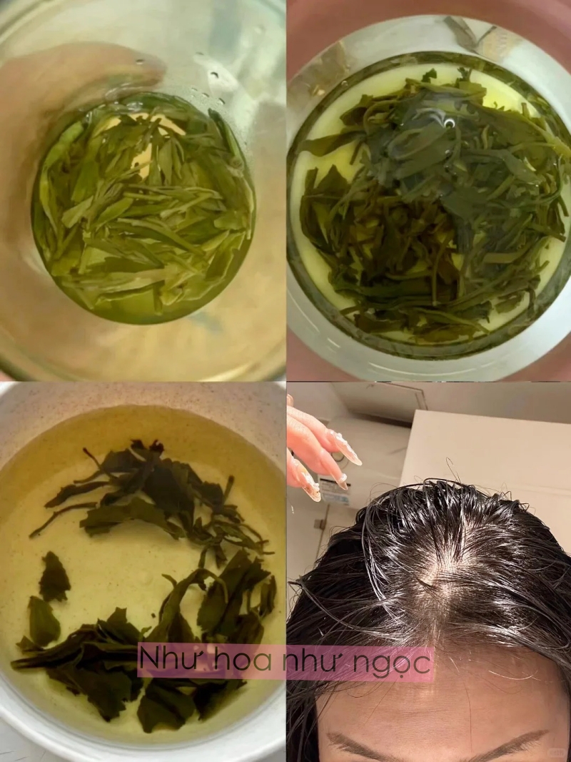 Thay vì hấp phục hồi ở tiệm, tôi ngâm tóc bằng trà xanh và không nghĩ mái tóc "khởi sắc" nhanh đến như vậy!- Ảnh 5. Thay vì hấp phục hồi ở tiệm, tôi ngâm tóc bằng trà xanh và không nghĩ mái tóc "khởi sắc" nhanh đến như vậy!- Ảnh 5.
