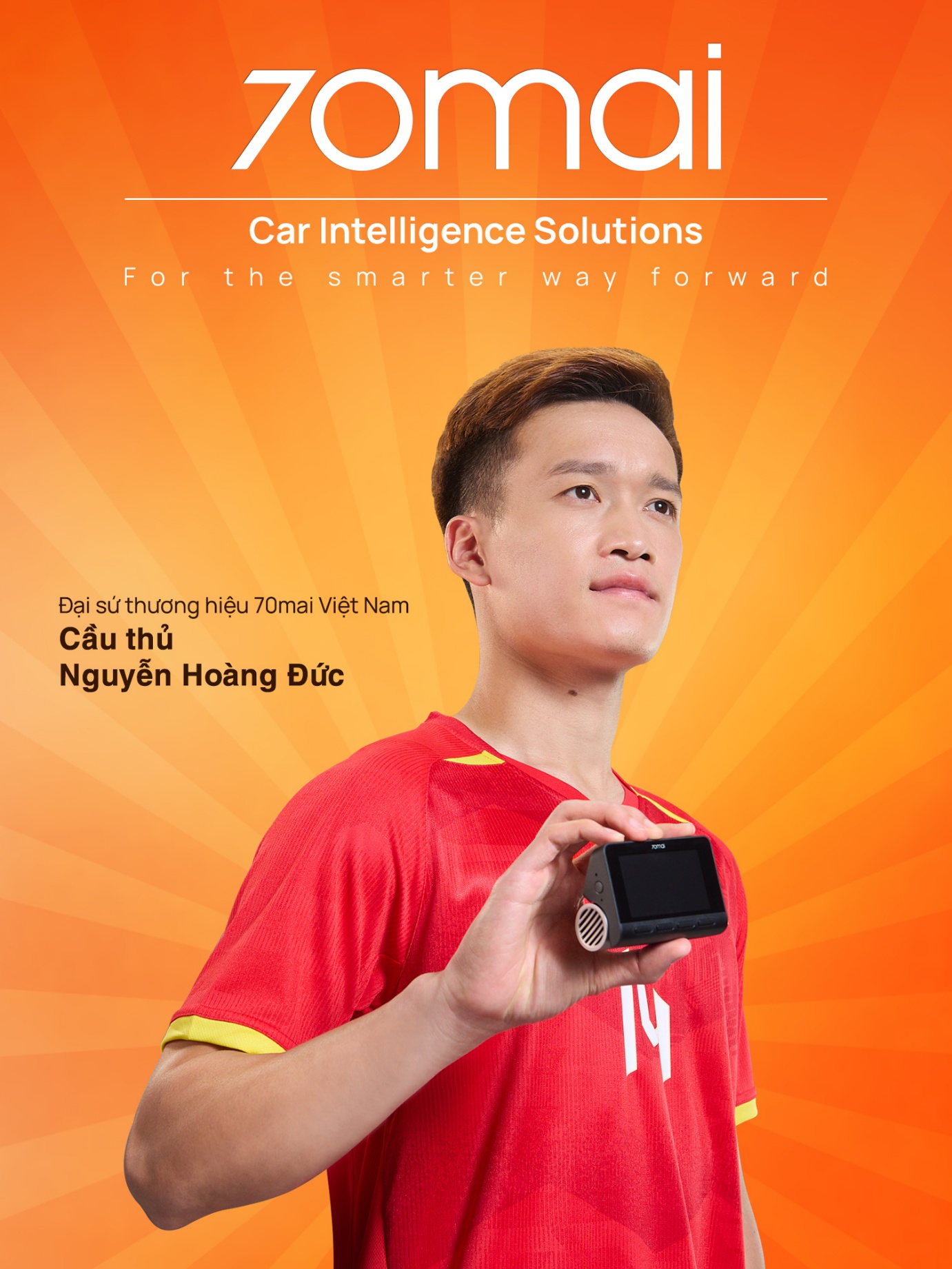 Nguyễn Hoàng Đức trở thành Đại sứ thương hiệu camera hành trình keo nha cai com truc tiep bong da- Ảnh 2.