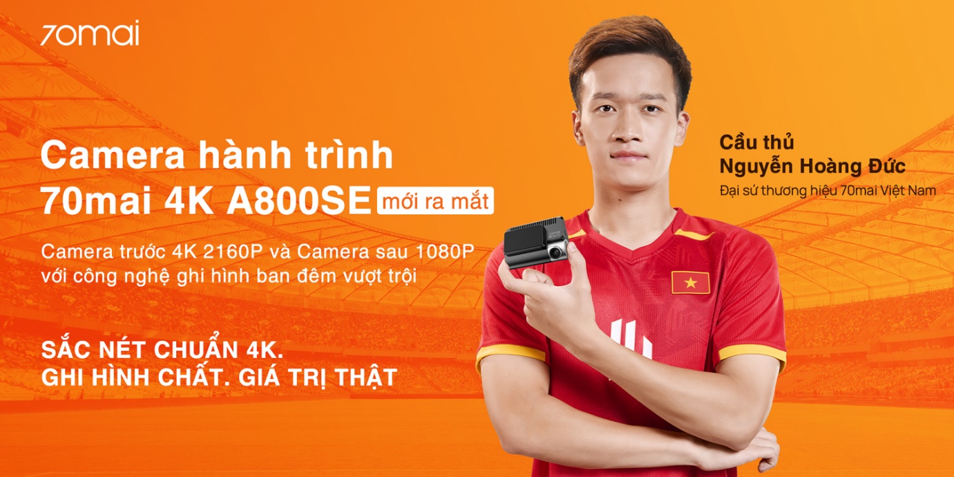 Nguyễn Hoàng Đức trở thành Đại sứ thương hiệu camera hành trình keo nha cai com truc tiep bong da- Ảnh 3.