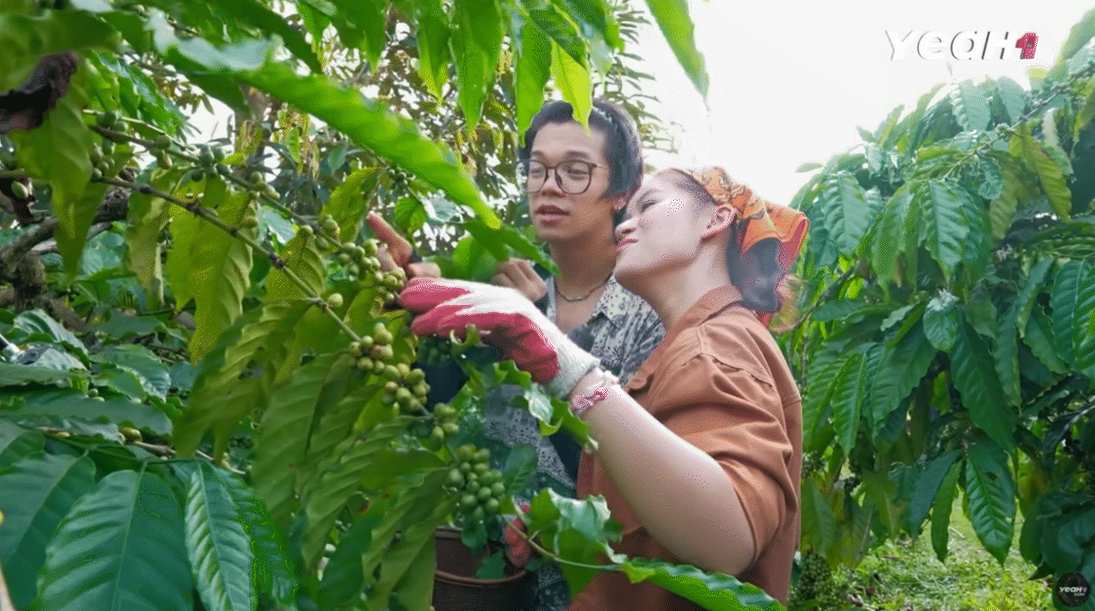 "truc tiep bong da vtv6 đình Haha" tập 13: Bùi Công Nam gợi nhớ ký ức 'mót' cà phê, Tóc Tiên mê tít 'chiếc cối xay cổ'- Ảnh 2.