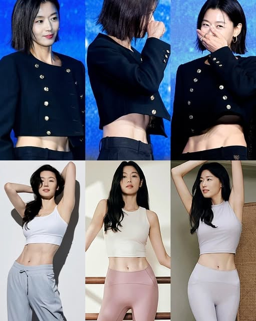 Kh&ocirc;ng tin nổi đ&acirc;y l&agrave; cơ bụng của b&agrave; mẹ 2 con đ&atilde; sang tuổi 45! Jun Ji Hyun tiết lộ mẹo đ&aacute;ng học hỏi cho chị em tuổi trung ni&ecirc;n trong năm 2026- Ảnh 1.