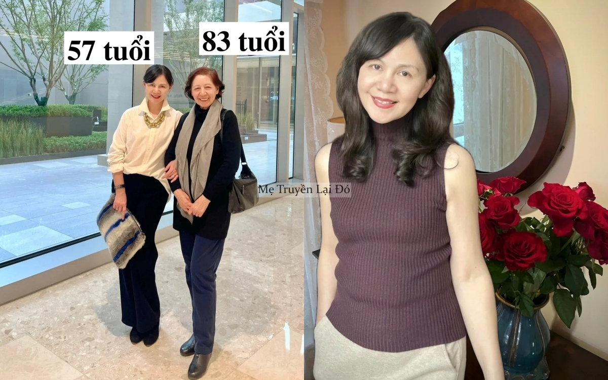 57 tuổi vẫn da mịn t&oacute;c d&agrave;y nhờ b&iacute; quyết chăm s&oacute;c "b&iacute; truyền" t&ocirc;i học từ mẹ 83 tuổi- Ảnh 1.