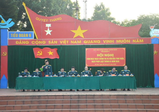 Học viện Ph&ograve;ng kh&ocirc;ng-Kh&ocirc;ng qu&acirc;n ph&aacute;t huy d&acirc;n chủ ở cơ sở, tạo đồng thuận cao về tư tưởng- Ảnh 3.