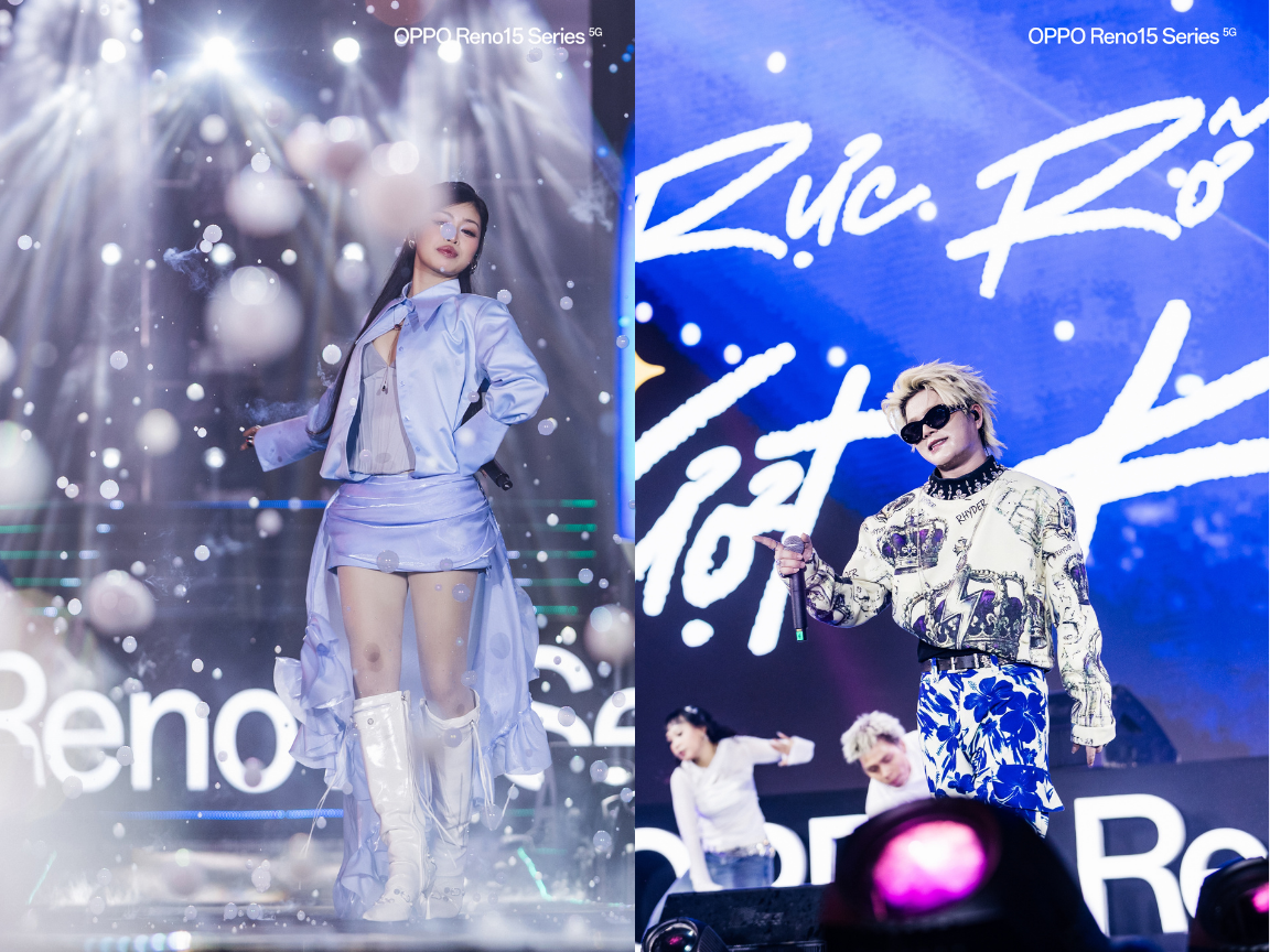Sự kiện ra mắt OPPO Reno15 Series b&ugrave;ng nổ giữa kh&ocirc;ng gian &acirc;m nhạc Mưa Sao Băng c&ugrave;ng với Sơn T&ugrave;ng M-TP v&agrave; nhiều nghệ sĩ nổi bật- Ảnh 6.