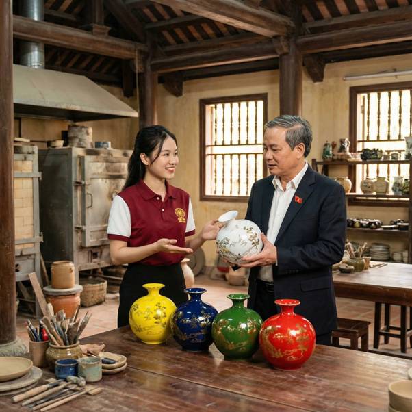 B&igrave;nh h&uacute;t lộc gốm sứ B&aacute;t Tr&agrave;ng &ndash; Q&ugrave;a tặng Doanh nghiệp, đại hội, tổ chức- Ảnh 3.