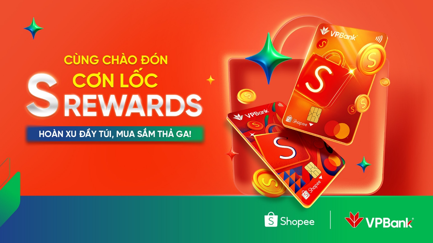 Thẻ VPBank S Rewards Mastercard thu h&uacute;t người d&ugrave;ng trẻ nhờ ưu đ&atilde;i ho&agrave;n Shopee xu l&ecirc;n đến 12%- Ảnh 1.