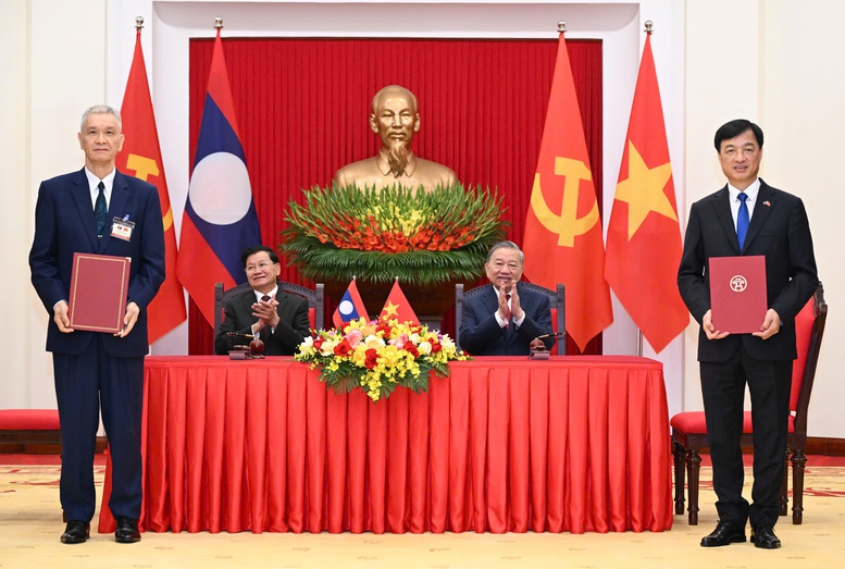 Củng cố nền tảng ch&iacute;nh trị vững chắc, đưa quan hệ Việt - L&agrave;o ng&agrave;y c&agrave;ng đi v&agrave;o chiều s&acirc;u- Ảnh 3.