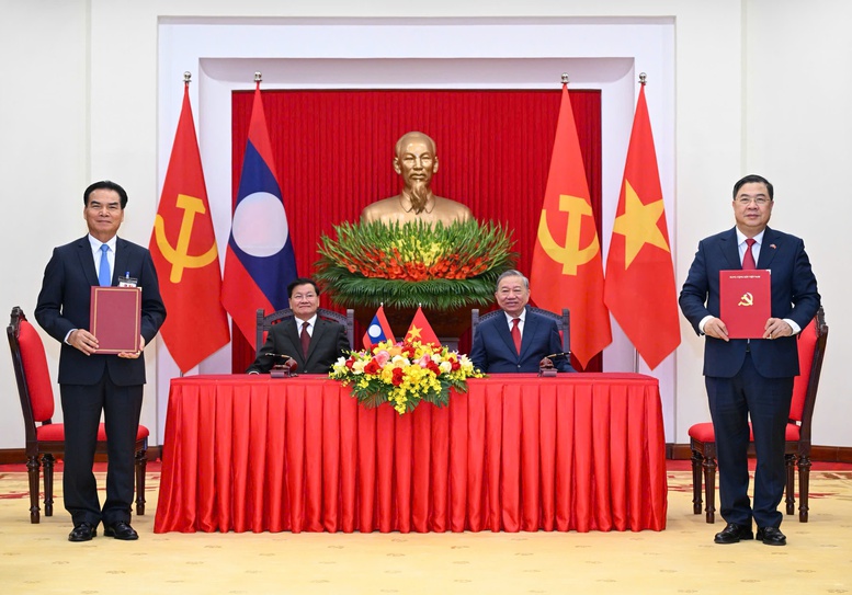 Củng cố nền tảng ch&iacute;nh trị vững chắc, đưa quan hệ Việt - L&agrave;o ng&agrave;y c&agrave;ng đi v&agrave;o chiều s&acirc;u- Ảnh 4.