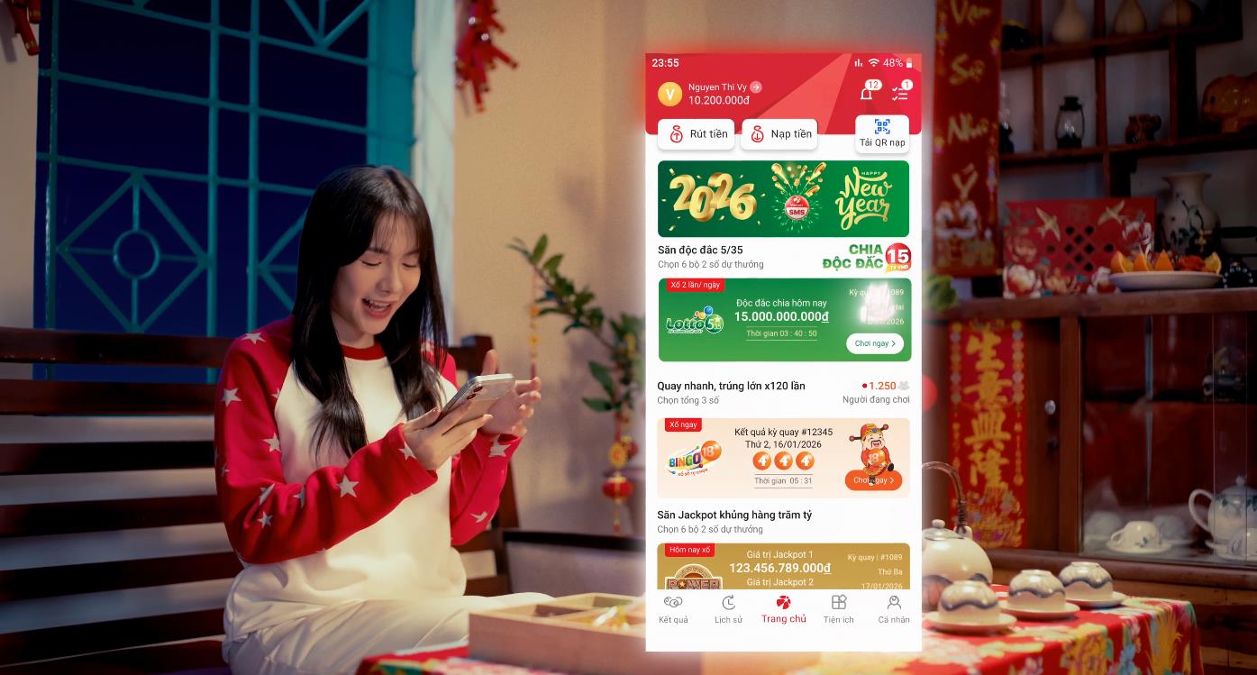 Trao qu&agrave; đầu năm, sẻ chia may mắn c&ugrave;ng Vietlott m&ugrave;a Tết 2026- Ảnh 3.