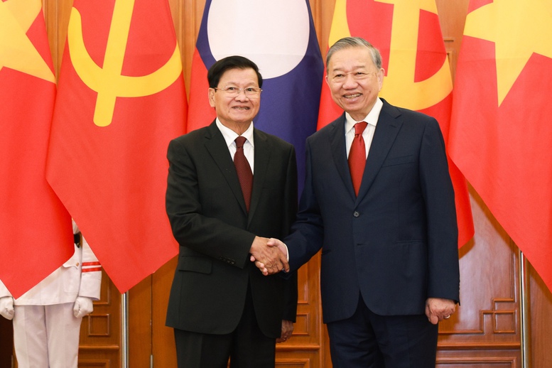 Củng cố nền tảng ch&iacute;nh trị vững chắc, đưa quan hệ Việt - L&agrave;o ng&agrave;y c&agrave;ng đi v&agrave;o chiều s&acirc;u- Ảnh 1.