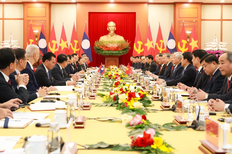 Củng cố nền tảng ch&iacute;nh trị vững chắc, đưa quan hệ Việt - L&agrave;o ng&agrave;y c&agrave;ng đi v&agrave;o chiều s&acirc;u- Ảnh 2.