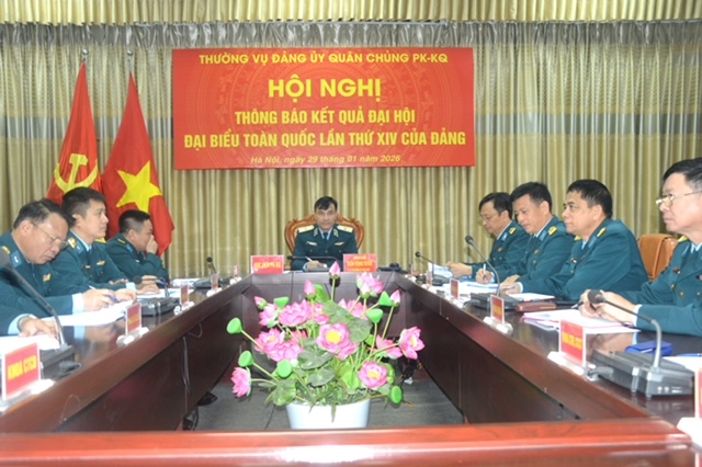 Học viện Ph&ograve;ng kh&ocirc;ng-Kh&ocirc;ng qu&acirc;n: Lan tỏa s&acirc;u rộng kết quả Đại hội XIV của Đảng đến c&aacute;n bộ, đảng vi&ecirc;n v&agrave; quần ch&uacute;ng- Ảnh 1.