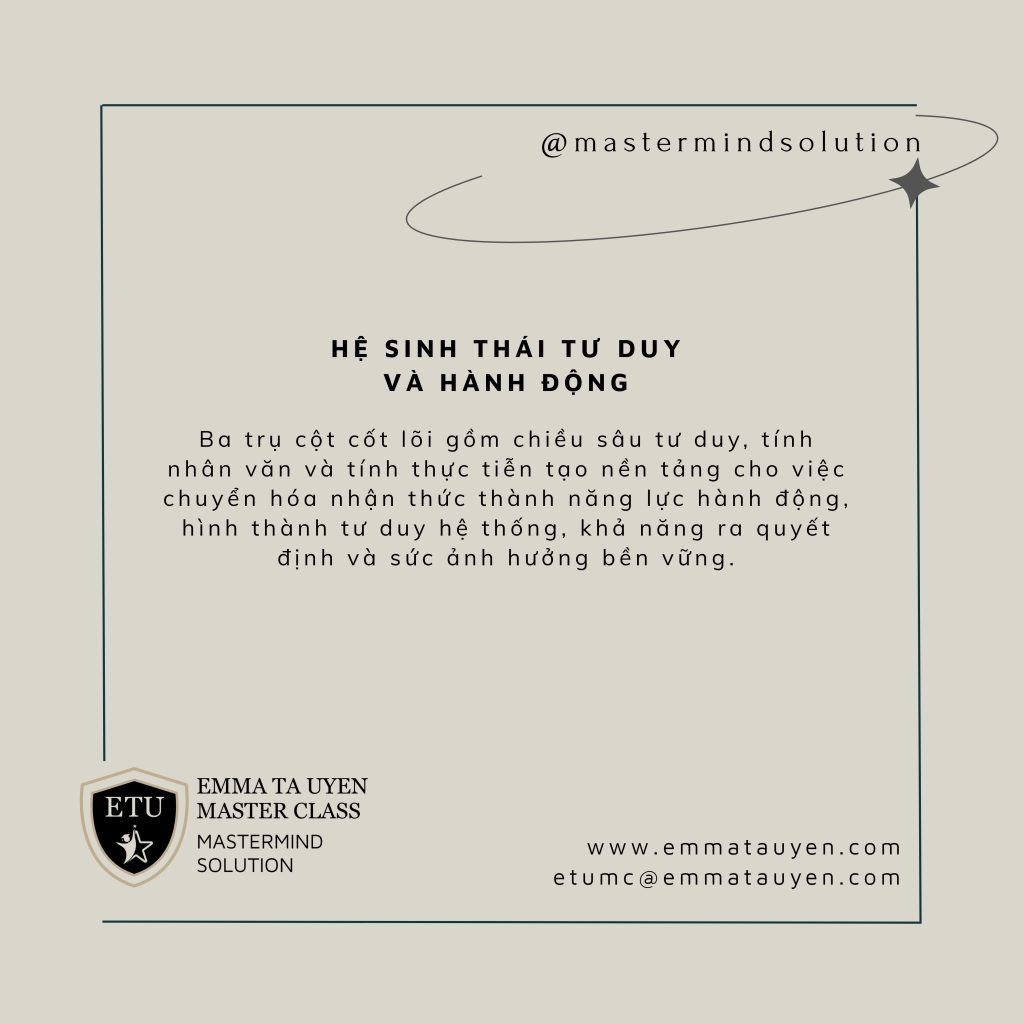 Emma Ta Uyen Master Class – Mastermind Solution: Giải pháp phát triển năng lực bền vững- Ảnh 2. Emma Ta Uyen Master Class – Mastermind Solution: Giải pháp phát triển năng lực bền vững- Ảnh 2.