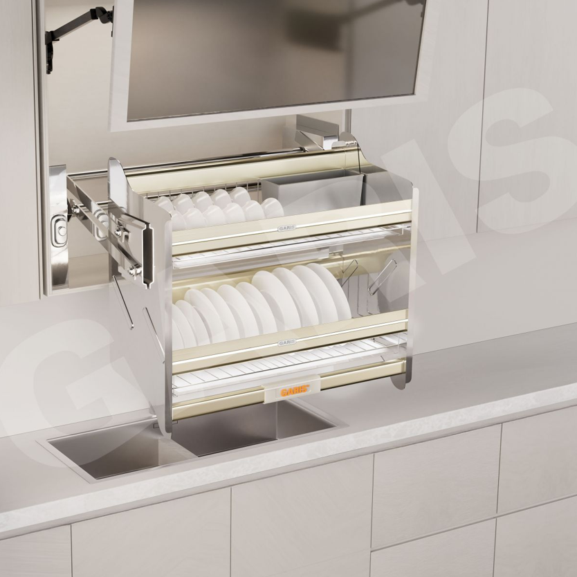 Gi&aacute; để b&aacute;t đĩa Garis - Giải ph&aacute;p sắp xếp th&ocirc;ng minh cho căn bếp hiện đại- Ảnh 3.