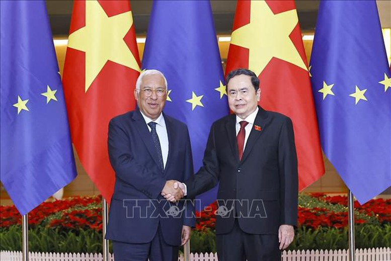 Tổng B&iacute; thư T&ocirc; L&acirc;m tiếp Chủ tịch Hội đồng ch&acirc;u &Acirc;u- Ảnh 4.